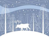 moderner abstrakter Winterhintergrund passend für Winterhochzeit und Karte der frohen Weihnachten vektor