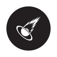 Meteor-Logo-Vektor vektor