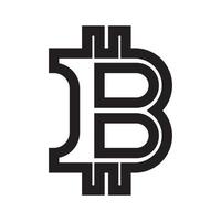 Bitcoin-Logo-Vektor vektor