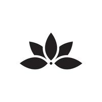 Schönheit Vektor Lotus Blumen Design Logo Vorlage Symbol