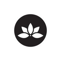 Schönheit Vektor Lotus Blumen Design Logo Vorlage Symbol