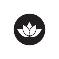 Schönheit Vektor Lotus Blumen Design Logo Vorlage Symbol