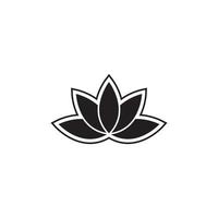 Schönheit Vektor Lotus Blumen Design Logo Vorlage Symbol