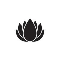 Schönheit Vektor Lotus Blumen Design Logo Vorlage Symbol