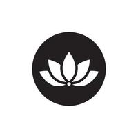 Schönheit Vektor Lotus Blumen Design Logo Vorlage Symbol