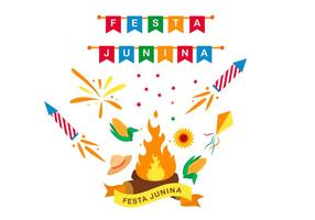 Festa Junina Poster Design vektor