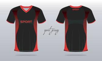 Sporttrikot und T-Shirt-Vorlage Sporttrikot-Design. Sportdesign für Fußball-Rennspiele vektor