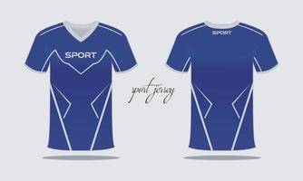 Sporttrikot und T-Shirt-Vorlage Sporttrikot-Design. Sportdesign für Fußball-Rennspiele vektor