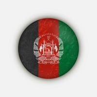 Land Afghanistan. Afghanistan-Flagge. Vektor-Illustration. vektor