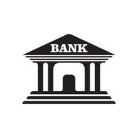 Bank-Symbol-Logo-Vektor-Design vektor