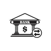 Bank ikon logotyp vektor design