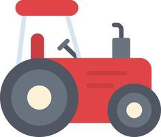 Traktor-Flachsymbol vektor