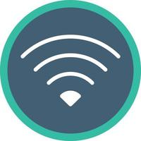 WLAN-Flachsymbol vektor