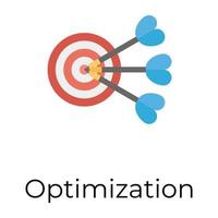 trendiga optimeringskoncept vektor