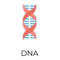 trendiga dna-koncept vektor