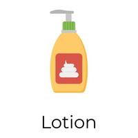 trendige Lotion-Konzepte vektor