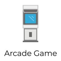 trendiges Arcade-Spiel vektor