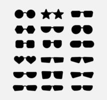 Sonnenbrillen-Icon-Pack vektor