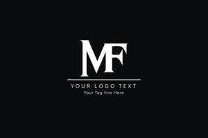 af brev logotyp design. kreativ modern en f brev ikon vektor illustration.