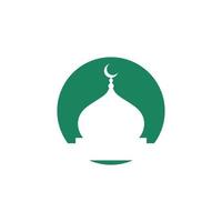 Vektorvorlage für das Logo der islamischen Moschee vektor