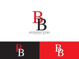 kreativer bb bb-Logo-Buchstaben-Vektorvorrat vektor