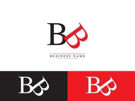 brev bb b b logotyp ikon vektor konst för Kläder varumärke eller företag