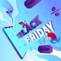 Black Friday Shopping Sale vektor