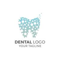 dental tandläkare logotyp ikon och symbol vektor mall