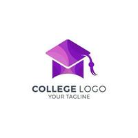 universitet högskola logotyp vektor mall
