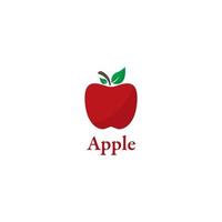 äpple logotyp mall vektor illustration