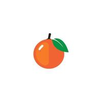 orangefarbenes Logo-Design. Vektor
