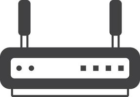 router enhet illustration i minimal stil vektor