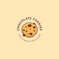 Schokoladenkekse Logo Symbol Illustration Vektor