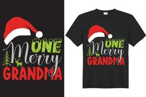 Weihnachts-Oma-Design vektor