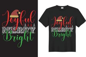 Weihnachtsvektor-T-Shirt-Design vektor