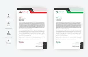 a4 brevpapper, modern och minimal vektor design, företags- Färg mall
