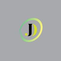 jd text logotyp vektor
