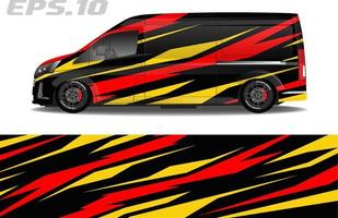 Camper Van Wrap Design Vector für Fahrzeug-Vinyl-Aufkleber und Auto-Aufkleber-Lackierung