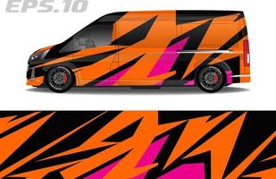 Camper Van Wrap Design Vector für Fahrzeug-Vinyl-Aufkleber und Auto-Aufkleber-Lackierung