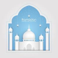 ramadan kareem hintergrunddesign. grußkarte, banner, plakat. Vektor-Illustration. vektor