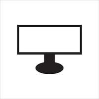 TV-Symbol-Logo-Vektor-Design vektor