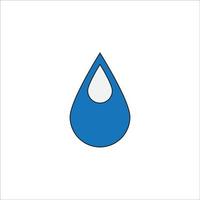 Wasser-Symbol-Logo-Vektor-Design vektor