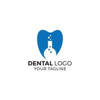 Design-Vektorvorlage für das Logo des Zahnarztes vektor