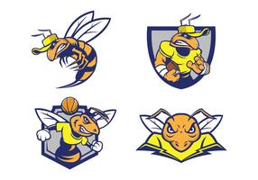 Fri Hornets Mascot vektor
