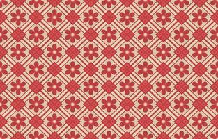 traditionelles Design des geometrischen ethnischen Musters für Hintergrund, Teppich, Tapete, Kleidung, Verpackung, Batik, Stoff, Sarong, Vektorillustrationsstickereiart. vektor