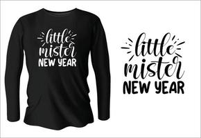 Little Miss 2023 T-Shirt-Design mit Vektor