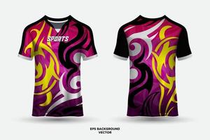 wunderbares Jersey-Design, geeignet für Sport, Rennen, Fußball, Gaming und E-Sport-Vektor. vektor