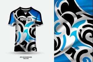 abstrakt sporter jersey design mall attrapp vektor