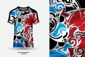 neuer moderner Sport-Trikot-Design-Hintergrundvektor vektor