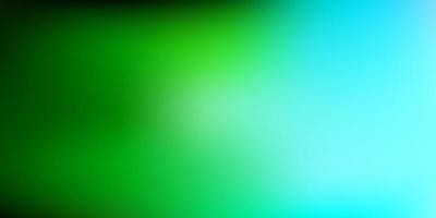 ljusblå, grön vektor oskärpa mall.